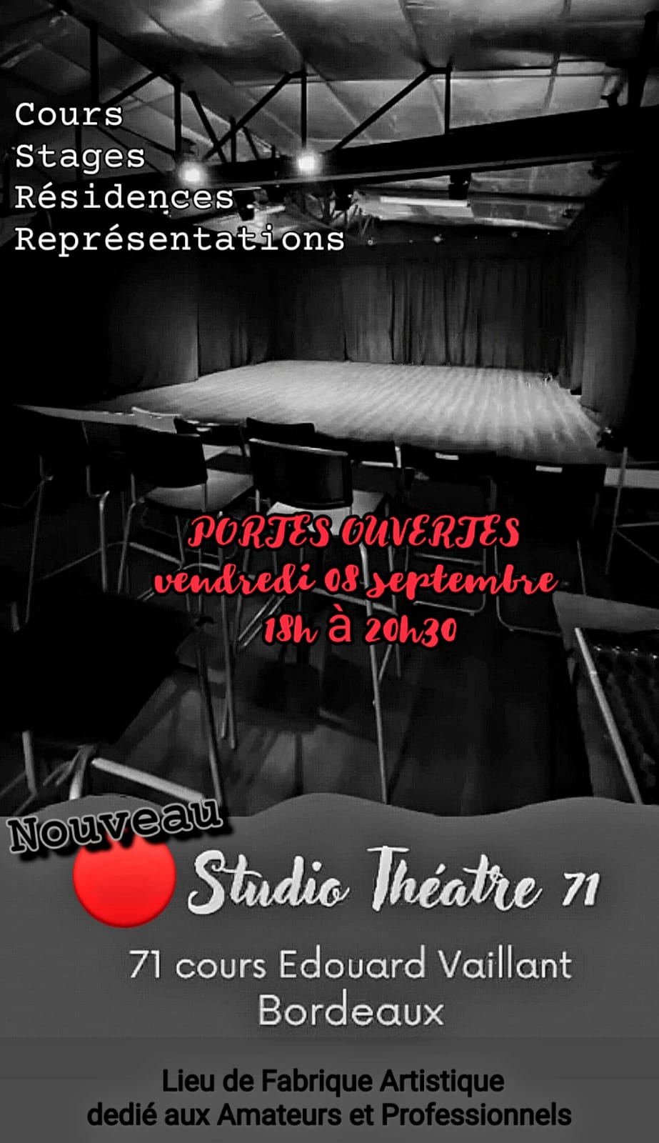 Cours Théâtre à Bordeaux
