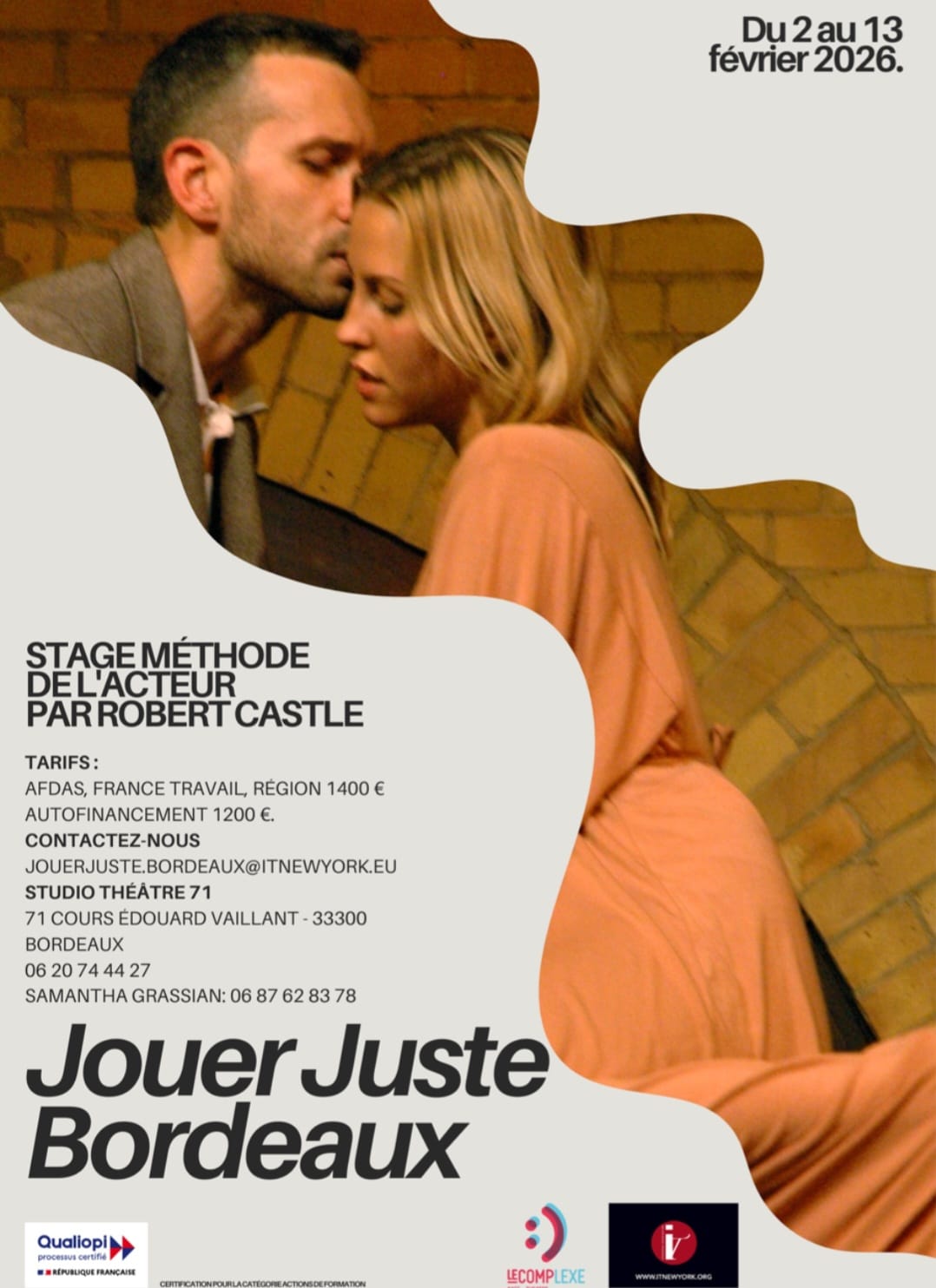 JOUER JUSTE - WORKSHOP